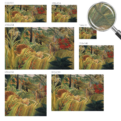 Nowoczesna fototapeta do salonu Nowoczesna fototapeta do salonu Egzotyczny tygrys