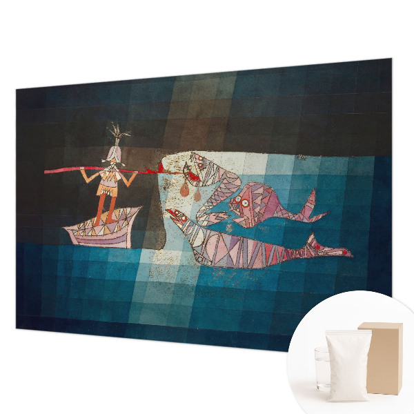 Fototapeta fizelinowa z nadrukiem Rybak łowca