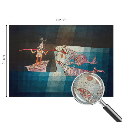 Fototapeta fizelinowa z nadrukiem z motywem rybaka łowcy