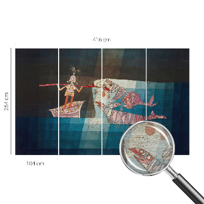 Fototapeta fizelinowa z nadrukiem Rybak łowca