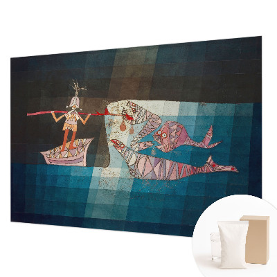 Fototapeta fizelinowa z nadrukiem Rybak łowca