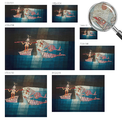 Fototapeta fizelinowa z nadrukiem Rybak łowca