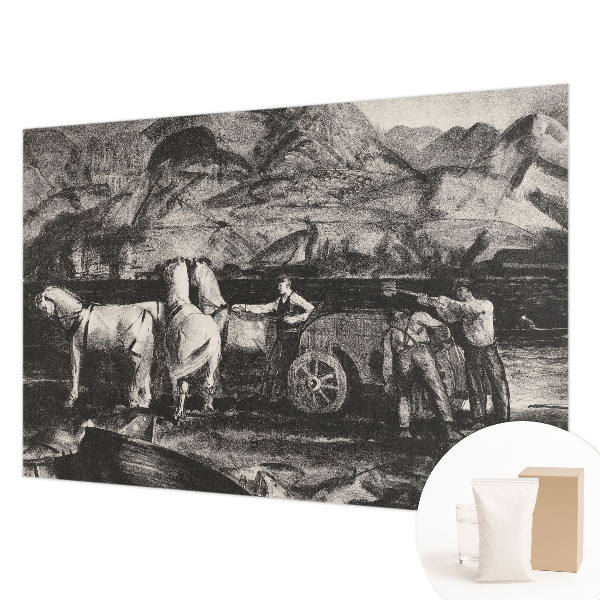 Fototapeta fizelinowa do sypialni Wiejska scena