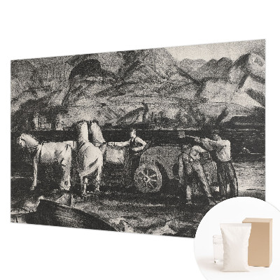 Fototapeta fizelinowa do sypialni Fototapeta fizelinowa do sypialni Wiejska scena