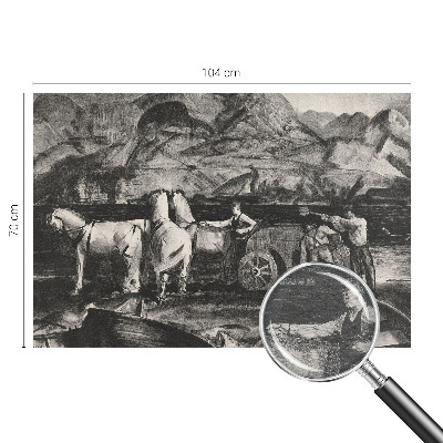 Fototapeta fizelinowa do sypialni Wiejska scena