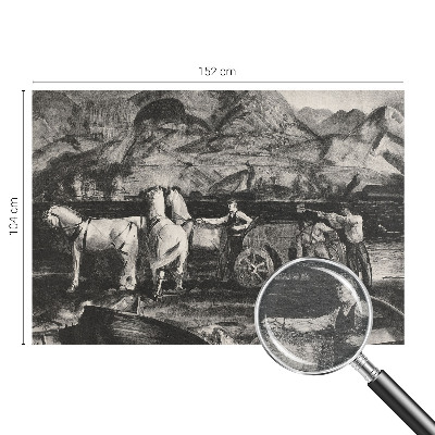 Fototapeta fizelinowa do sypialni Wiejska scena