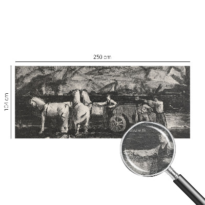 Fototapeta fizelinowa do sypialni Wiejska scena