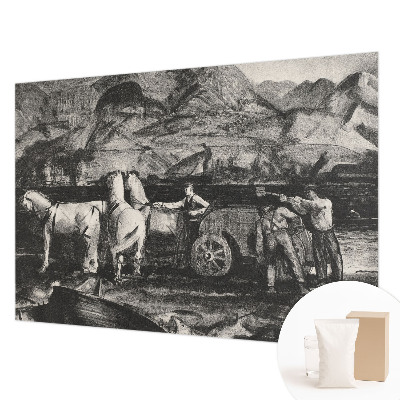 Fototapeta fizelinowa do sypialni Wiejska scena