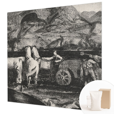 Fototapeta fizelinowa do sypialni Wiejska scena