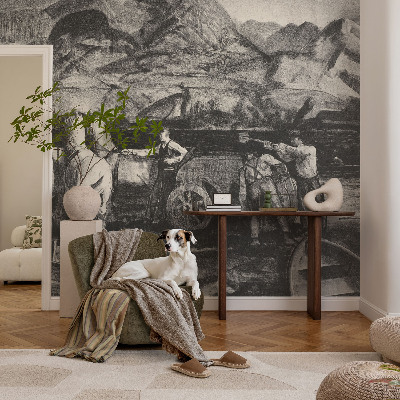 Fototapeta fizelinowa do sypialni Wiejska scena