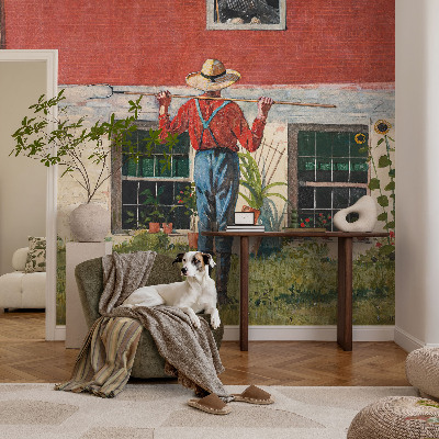 Tapeta fotograficzna fizelinowa Tapeta fotograficzna fizelinowa Wiejska scena