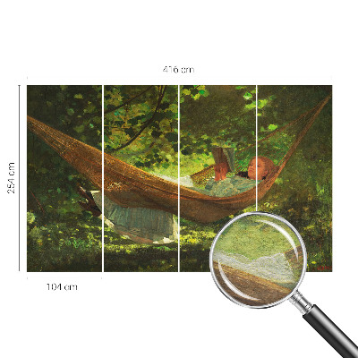 Nowoczesna fototapeta do salonu Relaks w hamaku