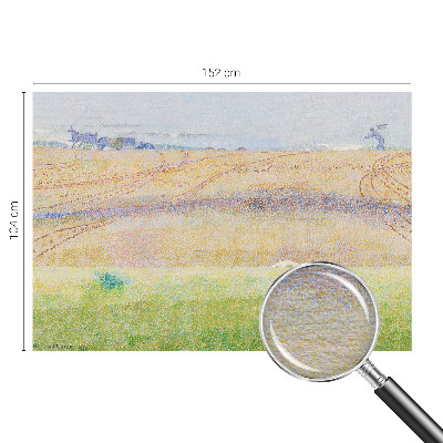 Fototapeta fizelinowa do sypialni z motywem letniego pola