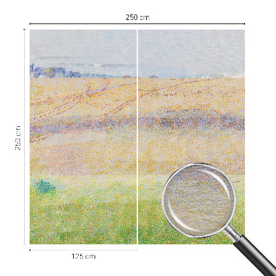 Fototapeta fizelinowa do sypialni z motywem letniego pola
