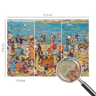 Tapeta fotograficzna fizelinowa Tapeta fotograficzna fizelinowa Plażowa scena