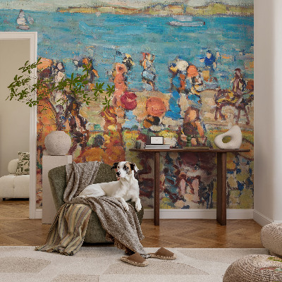 Tapeta fotograficzna fizelinowa Tapeta fotograficzna fizelinowa Plażowa scena