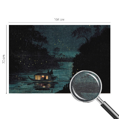 Nowoczesna fototapeta do salonu Nowoczesna fototapeta do salonu Wieczorne światła