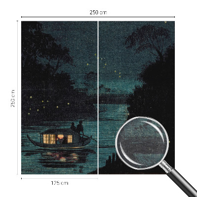 Nowoczesna fototapeta do salonu Nowoczesna fototapeta do salonu Wieczorne światła