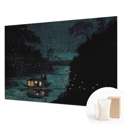 Nowoczesna fototapeta do salonu Nowoczesna fototapeta do salonu Wieczorne światła