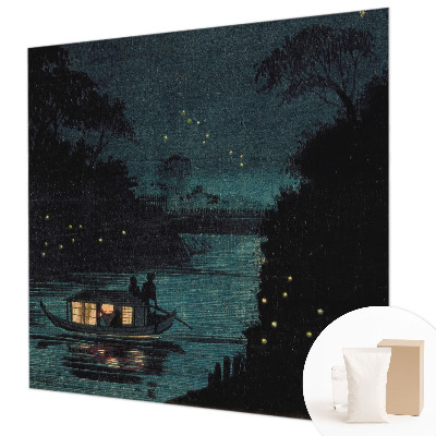 Nowoczesna fototapeta do salonu Nowoczesna fototapeta do salonu Wieczorne światła