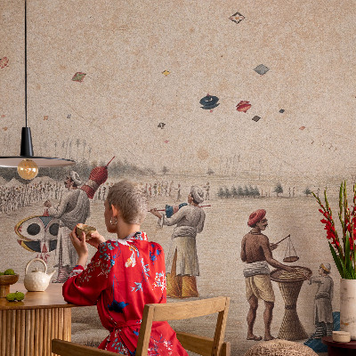 Dekoracyjna fototapeta na ścianę Dekoracyjna fototapeta na ścianę Wznoszące latawce