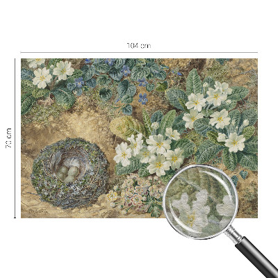 Fototapeta fizelinowa z nadrukiem z motywem wiosennej kompozycji