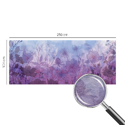 Fototapeta fizelinowa do sypialni z pastelowym motywem kwiatowym