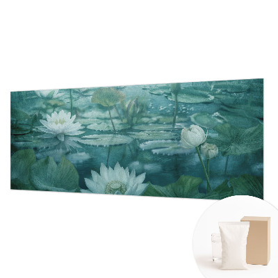 Fototapeta na ścianę z motywem wodnych kwiatów