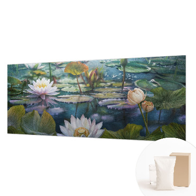 Tapeta fotograficzna fizelinowa Tapeta fotograficzna fizelinowa Kwiaty stawu