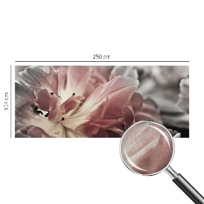 Dekoracyjna fototapeta na ścianę z motywem pastelowego kwiatu