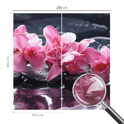 Tapeta fotograficzna z motywem kwiatowym prezentującym elegancki wzór