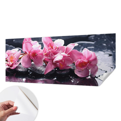 Tapeta fotograficzna z motywem kwiatowym prezentującym elegancki wzór