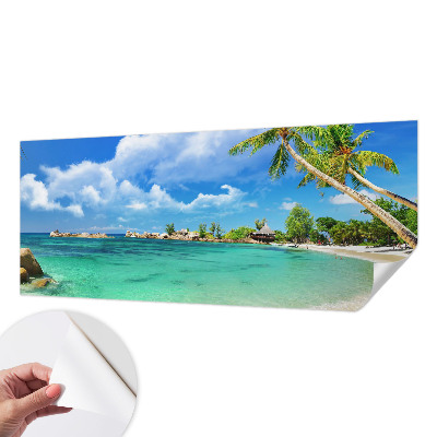 Dekoracyjna fototapeta na ścianę z motywem tropikalnego raju