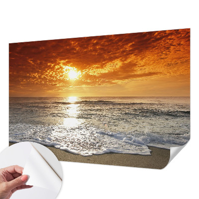 Fototapeta samoprzylepna z nadrukiem z motywem oceanicznych fal