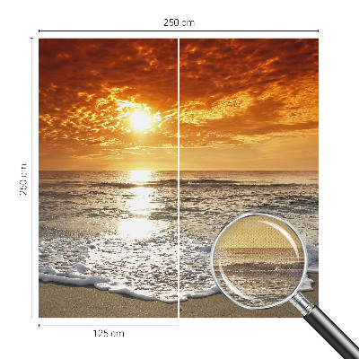 Fototapeta samoprzylepna z nadrukiem z motywem oceanicznych fal