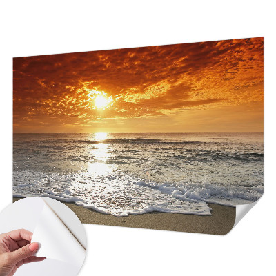 Fototapeta samoprzylepna z nadrukiem z motywem oceanicznych fal