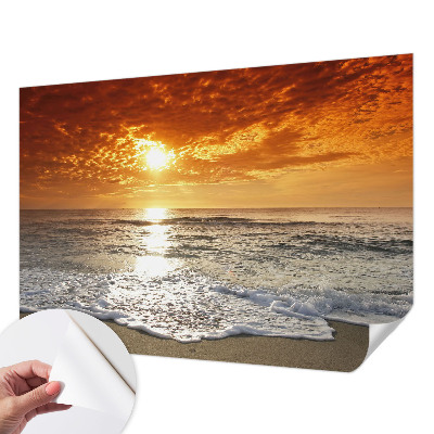 Fototapeta samoprzylepna z nadrukiem z motywem oceanicznych fal