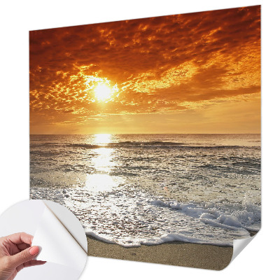 Fototapeta samoprzylepna z nadrukiem z motywem oceanicznych fal