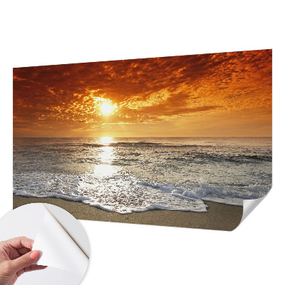 Fototapeta samoprzylepna z nadrukiem z motywem oceanicznych fal