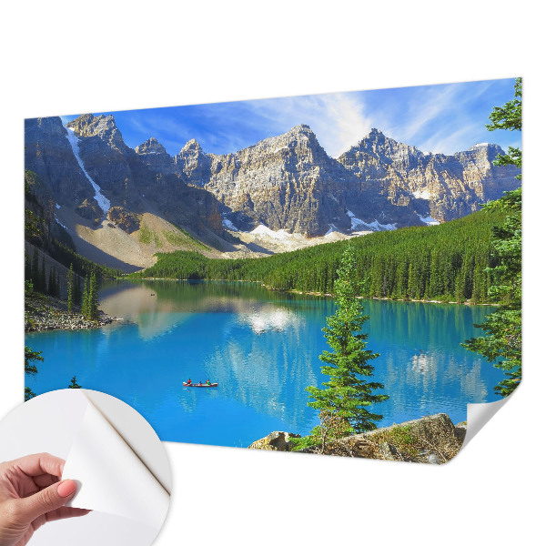 Tapeta fotograficzna z motywem górskiego jeziora