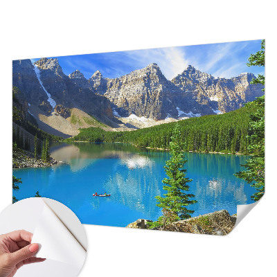 Tapeta fotograficzna z motywem górskiego jeziora