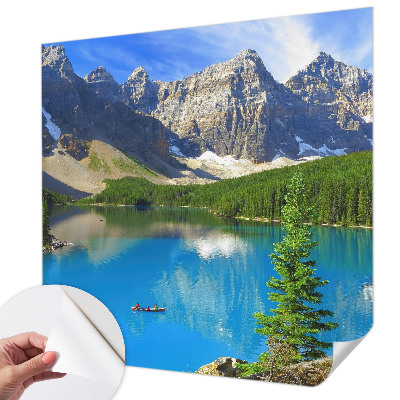 Tapeta fotograficzna z motywem górskiego jeziora