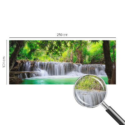 Tapeta fotograficzna z motywem leśnego wodospadu