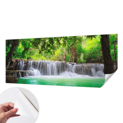 Tapeta fotograficzna z motywem leśnego wodospadu