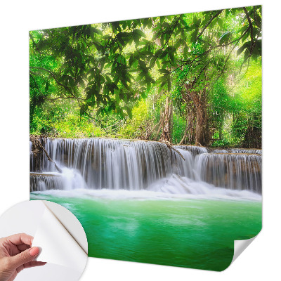 Tapeta fotograficzna z motywem leśnego wodospadu