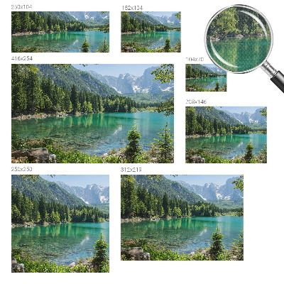 Fototapeta samoprzylepna do sypialni z motywem zielonego jeziora