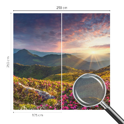 Fototapeta samoprzylepna z nadrukiem z motywem górskiej panoramy