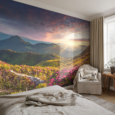 Fototapeta samoprzylepna z nadrukiem z motywem górskiej panoramy
