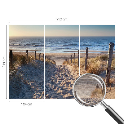 Tapeta fotograficzna z motywem plażowej ścieżki
