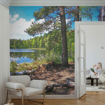 Tapeta fotograficzna z motywem leśnego krajobrazu
